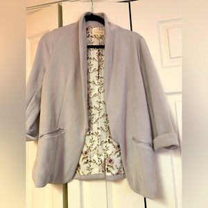 Skies Are Blue - Hannah Modal Scuba Blazer - L. VGUC some small snags on sides